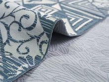 画像をギャラリービューアに読み込む, 半幅帯 単品 ライトブルー ねこ 幾何学 グレー 菊 長尺だから帯結びアレンジを楽しめる 日本製 細帯