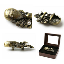 画像をギャラリービューアに読み込む, 2025新春福袋! 帯 帯留 三分紐 3点セット WAKKA 京袋帯 正絹 黒 うさぎ 東海道五十三次 帯締めストッパープレゼント♪