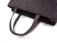 画像をギャラリービューアに読み込む, 着物バッグ レディース 単品 ブラウン ラメ 和装にも洋装にも合う 横長で大容量 軽量 おしゃれ