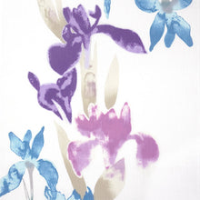 画像をギャラリービューアに読み込む, 浴衣 反物 知多木綿 お仕立て付き ホワイト地 あやめ 手染め 日本製 自分サイズにお誂え