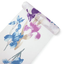 画像をギャラリービューアに読み込む, 浴衣 反物 知多木綿 お仕立て付き ホワイト地 あやめ 手染め 日本製 自分サイズにお誂え