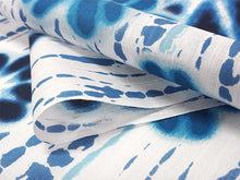 画像をギャラリービューアに読み込む, 浴衣 反物 知多木綿 お仕立て付き ホワイト地 絞り 花 手染め 日本製 自分サイズにお誂え