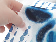 画像をギャラリービューアに読み込む, 浴衣 反物 知多木綿 お仕立て付き ホワイト地 絞り 花 手染め 日本製 自分サイズにお誂え