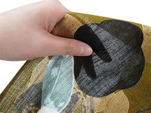 画像をギャラリービューアに読み込む, 浴衣 反物 知多木綿 お仕立て付き からし地 椿 手染め 日本製 自分サイズにお誂え