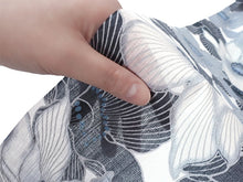 画像をギャラリービューアに読み込む, 浴衣 反物 知多木綿 お仕立て付き ライトグレー地 椿 手染め 日本製 自分サイズにお誂え