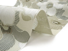 画像をギャラリービューアに読み込む, 浴衣 反物 知多木綿 お仕立て付き 薄緑地 椿 手染め 日本製 自分サイズにお誂え