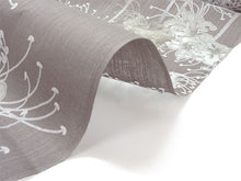 画像をギャラリービューアに読み込む, 浴衣 反物 知多木綿 お仕立て付き グレー地 彼岸花 手染め 日本製 自分サイズにお誂え