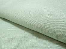 画像をギャラリービューアに読み込む, 洗える 着物 江戸小紋 単衣 Mサイズ グリーン 万筋 縞 自宅で洗濯できる 東レシルック