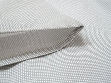 画像をギャラリービューアに読み込む, 洗える 着物 江戸小紋 単衣 Mサイズ ライトグレー 角通し 自宅で洗濯できる 東レシルック