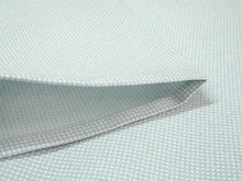 画像をギャラリービューアに読み込む, 洗える 着物 江戸小紋 単衣 Mサイズ ライトブルー 角通し 自宅で洗濯できる 東レシルック