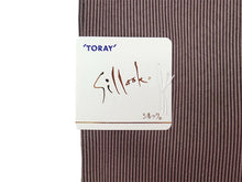 画像をギャラリービューアに読み込む, 洗える 着物 江戸小紋 単衣 Mサイズ Lサイズ ブラウン 万筋 自宅で洗濯できる 東レシルック