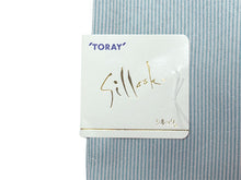 画像をギャラリービューアに読み込む, 洗える 着物 江戸小紋 単衣 Lサイズ ライトブルー 万筋 縞 自宅で洗濯できる 東レシルック