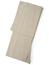 画像をギャラリービューアに読み込む, 洗える 着物 江戸小紋 単衣 Lサイズ ベージュ 万筋 縞 自宅で洗濯できる 東レシルック