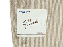 画像をギャラリービューアに読み込む, 洗える 着物 江戸小紋 単衣 Lサイズ ベージュ 万筋 縞 自宅で洗濯できる 東レシルック