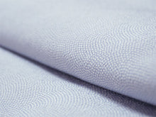 画像をギャラリービューアに読み込む, 洗える 着物 江戸小紋 単衣 Lサイズ 青紫 鮫 自宅で洗濯できる 東レシルック