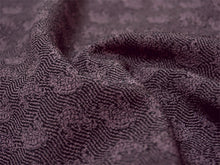 画像をギャラリービューアに読み込む, 洗える 着物 江戸小紋 単衣 Lサイズ パープル 荒磯 自宅で洗濯できる 東レシルック