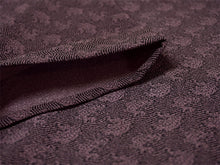 画像をギャラリービューアに読み込む, 洗える 着物 江戸小紋 単衣 Lサイズ パープル 荒磯 自宅で洗濯できる 東レシルック