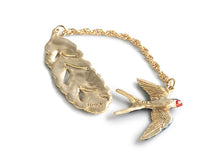 画像をギャラリービューアに読み込む, 根付 ツバメ 翠燕 羽根 ブルー 帯周りのオシャレに 揺れてかわいい 着物コーディネートを楽しむ