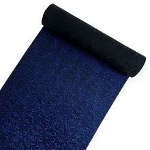 画像をギャラリービューアに読み込む, 正絹 小紋 反物 丹後ちりめん ブルー ブラック 更紗 自分サイズにお仕立てできるフルオーダー付き