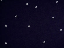 画像をギャラリービューアに読み込む, 東レ洗える着物反物 フルオーダー仕立て付き 小紋 ネイビー 小花 唐草 東レシルック 静電気が起きにくいのに、自宅洗濯OK 袷・単衣着物に