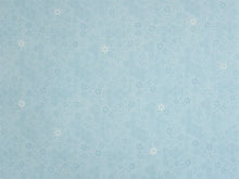 画像をギャラリービューアに読み込む, 東レ洗える着物反物 フルオーダー仕立て付き 小紋 ライトブルー 小花 唐草 東レシルック 静電気が起きにくいのに、自宅洗濯OK 袷・単衣着物に