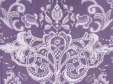 画像をギャラリービューアに読み込む, 東レ爽竹洗える長襦袢反物 フルオーダーお仕立て付き セオα パープル 更紗 紗 ストライプ 快適 自宅で洗濯OK