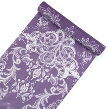 画像をギャラリービューアに読み込む, 東レ爽竹洗える長襦袢反物 フルオーダーお仕立て付き セオα パープル 更紗 紗 ストライプ 快適 自宅で洗濯OK