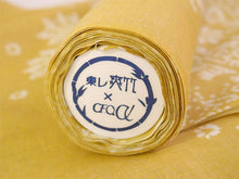 画像をギャラリービューアに読み込む, 東レ爽竹洗える長襦袢反物 フルオーダーお仕立て付き セオα イエロー 更紗 紗 ストライプ 快適 自宅で洗濯OK