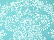 画像をギャラリービューアに読み込む, 東レ爽竹洗える長襦袢反物 フルオーダーお仕立て付き セオα アクアブルー 更紗 紗 ストライプ 快適 自宅で洗濯OK