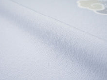 画像をギャラリービューアに読み込む, 洗える着物反物 フルオーダー仕立て付 小紋 ライトブルー 瑞雲 単衣・袷に 人気の東レシルック モダンでお洒落なkifkifシリーズ