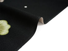 画像をギャラリービューアに読み込む, 洗える着物反物 フルオーダー仕立て付 小紋 ブラック 笠松 単衣・袷に 人気の東レシルック モダンでお洒落なkifkifシリーズ