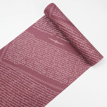 画像をギャラリービューアに読み込む, 洗える着物反物 フルオーダー仕立て付 小紋 臙脂 英字 手紙 単衣・袷に 人気の東レシルック 着物をもっと気軽に楽しむfukuシリーズ