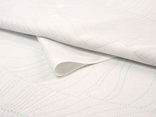 画像をギャラリービューアに読み込む, 洗える着物反物 フルオーダー仕立て付 小紋 ホワイト 羽根 単衣・袷に 人気の東レシルック 着物をもっと気軽に楽しむfukuシリーズ