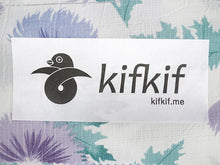 画像をギャラリービューアに読み込む, 東レセオアルファ 夏着物 浴衣 反物 フルオーダー仕立て付き ホワイト ブルー アザミ柄 レディース モダンでお洒落なkifkifシリーズ