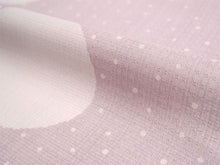 画像をギャラリービューアに読み込む, 東レセオアルファ 夏着物 浴衣 反物 フルオーダー仕立て付き 薄ピンク 水玉 ドット レディース 大久保信子流きもの