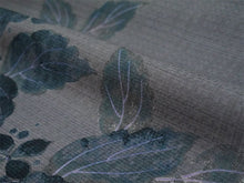 画像をギャラリービューアに読み込む, 東レセオアルファ 夏着物 浴衣 反物 フルオーダー仕立て付き グレー 紫陽花 レディース 大久保信子流きもの