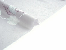 画像をギャラリービューアに読み込む, 洗える着物 小紋反物 薄紫 ホワイト モクレン 袷、単衣、羽織やコートにも 5サイズから選べるセミオーダー仕立て付 相田翔子好み レディース テイジン素材