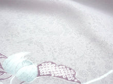 画像をギャラリービューアに読み込む, 洗える着物 小紋反物 薄紫 ホワイト モクレン 袷、単衣、羽織やコートにも 5サイズから選べるセミオーダー仕立て付 相田翔子好み レディース テイジン素材