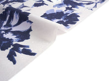 画像をギャラリービューアに読み込む, 洗える着物 小紋反物 薄紫 青 花 袷、単衣、羽織やコートにも 5サイズから選べるセミオーダー仕立て付 相田翔子好み レディース テイジン素材