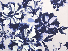 画像をギャラリービューアに読み込む, 洗える着物 小紋反物 薄紫 青 花 袷、単衣、羽織やコートにも 5サイズから選べるセミオーダー仕立て付 相田翔子好み レディース テイジン素材