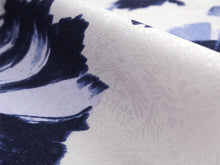 画像をギャラリービューアに読み込む, 洗える着物 小紋反物 薄紫 青 花 袷、単衣、羽織やコートにも 5サイズから選べるセミオーダー仕立て付 相田翔子好み レディース テイジン素材