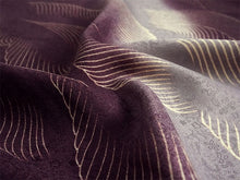 画像をギャラリービューアに読み込む, 洗える着物 小紋反物 パープル 波 袷、単衣、羽織やコートにも 5サイズから選べるセミオーダー仕立て付 相田翔子好み レディース テイジン素材
