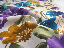 画像をギャラリービューアに読み込む, 洗える着物 小紋反物 オフホワイト 花 袷、単衣、羽織やコートにも 5サイズから選べるセミオーダー仕立て付 相田翔子好み レディース テイジン素材