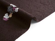 画像をギャラリービューアに読み込む, 洗える着物 小紋反物 ダークブラウン 瓢箪 袷、単衣、羽織やコートにも 5サイズから選べるセミオーダー仕立て付 相田翔子好み レディース テイジン素材