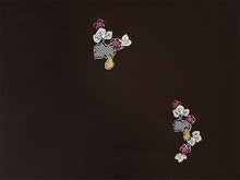 画像をギャラリービューアに読み込む, 洗える着物 小紋反物 ダークブラウン 瓢箪 袷、単衣、羽織やコートにも 5サイズから選べるセミオーダー仕立て付 相田翔子好み レディース テイジン素材