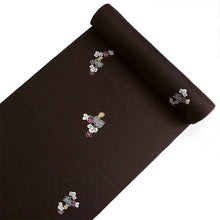 画像をギャラリービューアに読み込む, 洗える着物 小紋反物 ダークブラウン 瓢箪 袷、単衣、羽織やコートにも 5サイズから選べるセミオーダー仕立て付 相田翔子好み レディース テイジン素材