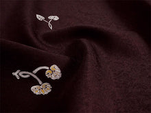 画像をギャラリービューアに読み込む, 洗える着物 小紋反物 ダークブラウン 葵 袷、単衣、羽織やコートにも 5サイズから選べるセミオーダー仕立て付  相田翔子好み レディース テイジン素材