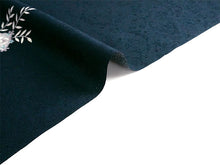 画像をギャラリービューアに読み込む, 洗える着物 小紋反物 ネイビー 宝相華 更紗 袷、単衣、羽織やコートにも 5サイズから選べるセミオーダー仕立て付 相田翔子好み レディース テイジン素材