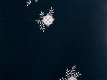 画像をギャラリービューアに読み込む, 洗える着物 小紋反物 ネイビー 宝相華 更紗 袷、単衣、羽織やコートにも 5サイズから選べるセミオーダー仕立て付 相田翔子好み レディース テイジン素材