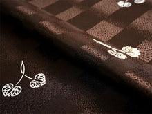 画像をギャラリービューアに読み込む, 雨コート 反物 着物用 撥水加工 ブラウン 葵 5サイズから選べるセミオーダー仕立て付 相田翔子好み レディース 洗えるテイジン素材 和装用レインコートで梅雨時期も快適に